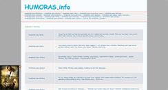 Desktop Screenshot of humoras.info